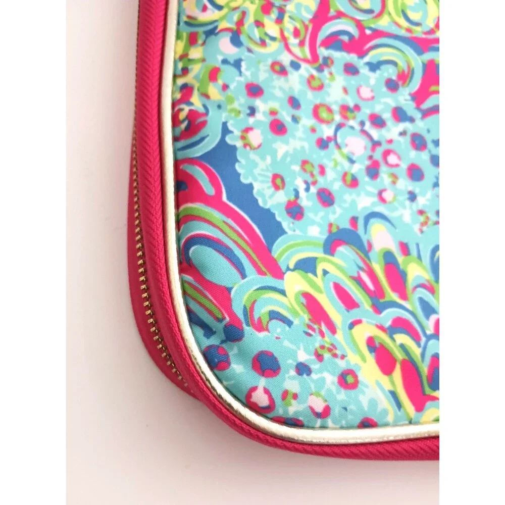 Lilly Pulitzer Folio/Tablet Sleeve Lilly's Lagoon Neoprene Zip Around 13x10